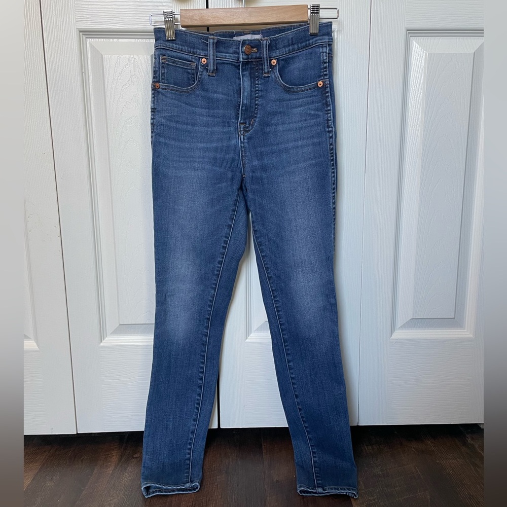 Madewell Women's Skinny Jeans in Deep Blue
